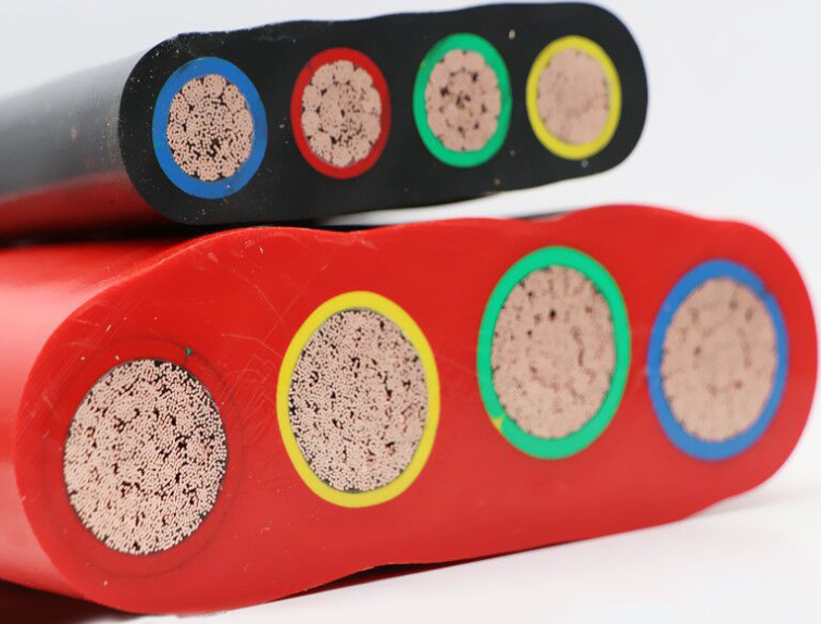 龙门吊机专用扁平软电缆 YGBP-6KV
