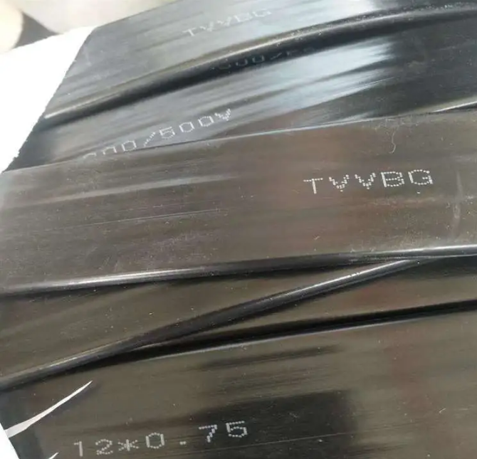 电梯用扁电缆TVVBG-12*0.75